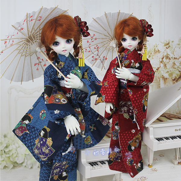 Japanese Girl Lifestyle - Tenue Kimono Yukata japonais BJD 1/6