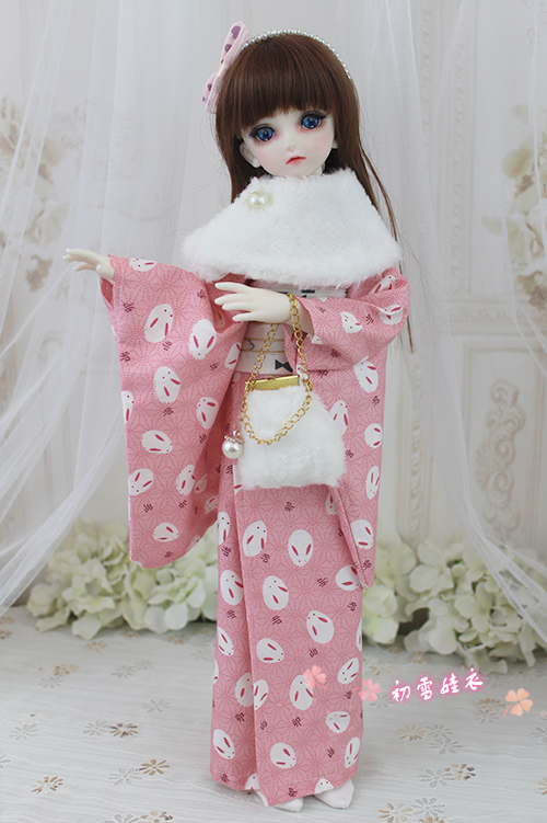 Japanese Girl Lifestyle - Tenue Kimono Yukata japonais BJD 1/6